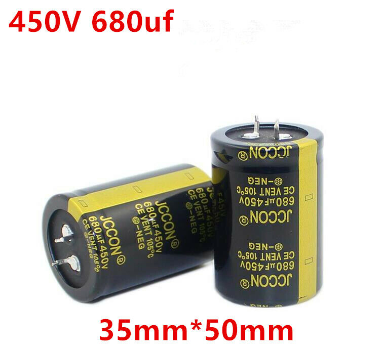 Brand New 2 Pins 450V 680uF 680 UF 680MFD 35*50 Aluminum Electrolytic Capacitor