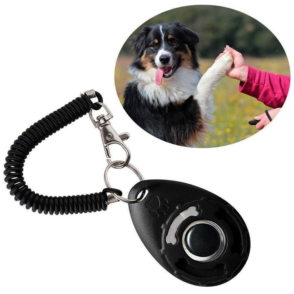 Professional Dog Training Clicker Trainer Tool For Dog Puppy Puppies Keyring