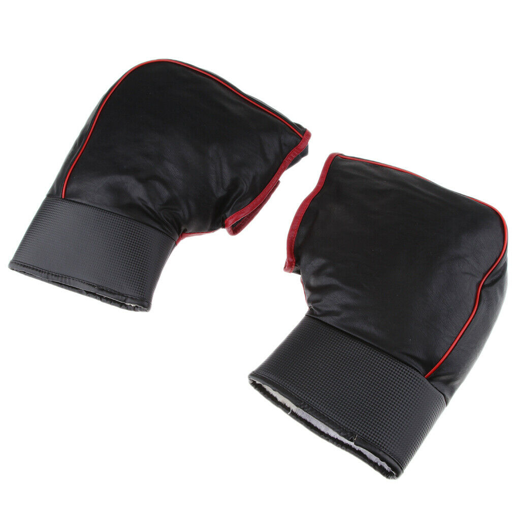 Motorcycle Motorbike Scooter Warm Winter Handlebar Over Gloves Hand Muff