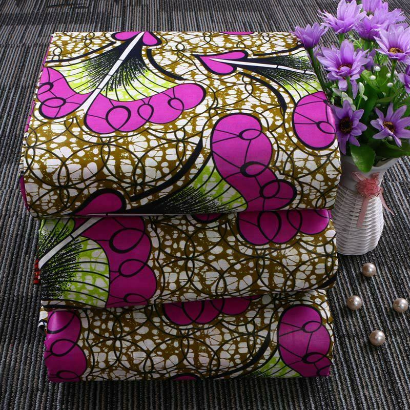 National Style Cotton Geometric Calico Plain Weave Cloth Fabric DIY Dress Scarf