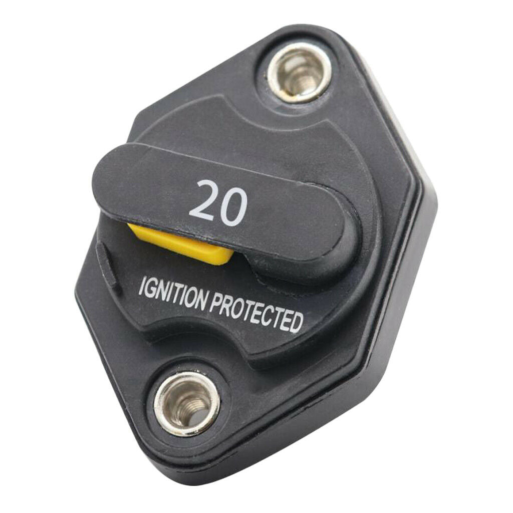 Manual Circuit Breaker Fuse Inverter for Truck/RV/Marine 12V-32V DC IP67 20A