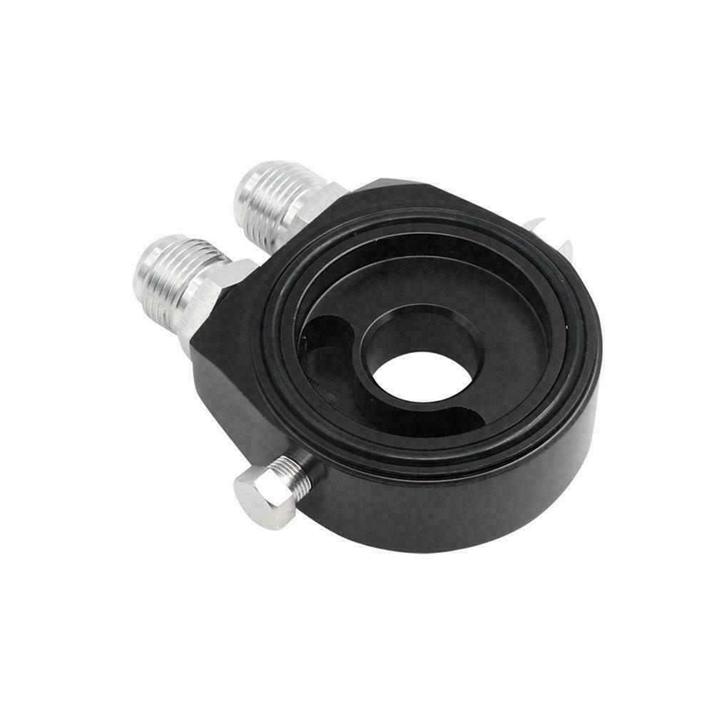 M20 x 1.5 An-10 Fitting Black Oil Filter Relocation Sandwich Plate Adapter Kit