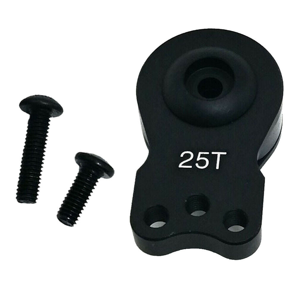 1/10 RC Car Steering Servo Horn Arm 25 Teeth Tooth 25T Servo Horn Black