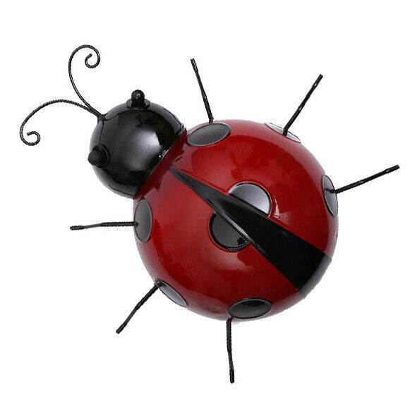 10 Pieces Handmade Ladybird Design Walls Insect Hanging Sculpture 10cm