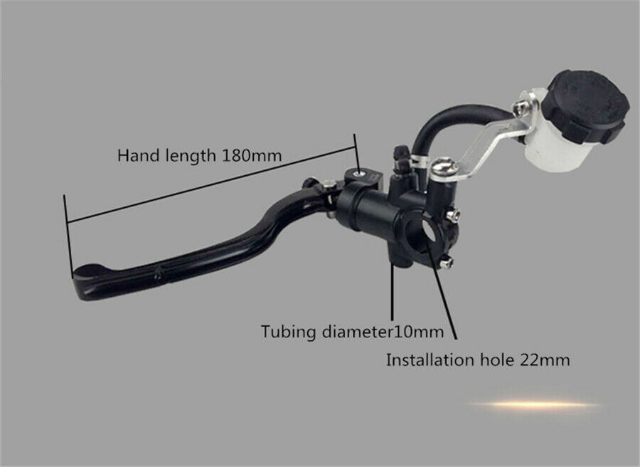 18*17.5 Aluminum Motorcycle Brake CLutch Pump Lever Radial Master Cylinder 22mm