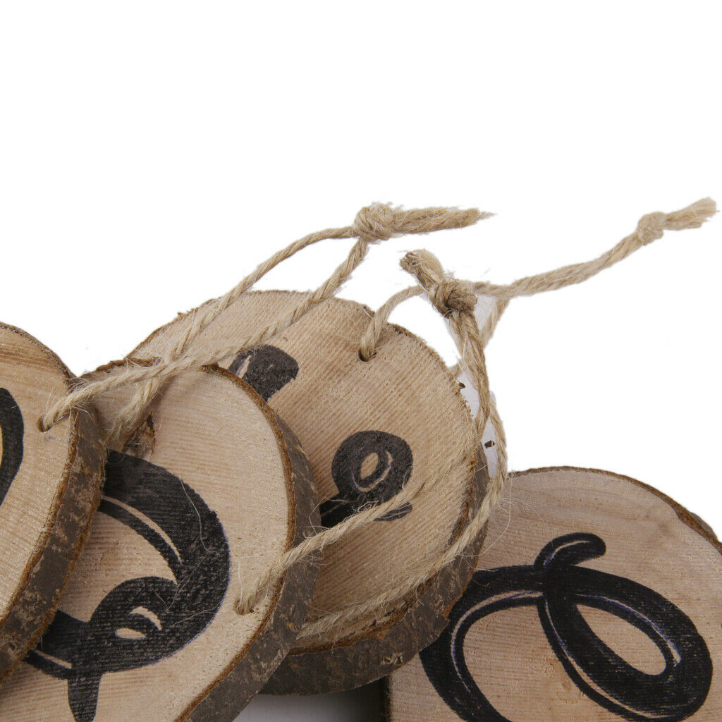 4 Piece Rustic Wood Love Letters Hanging Plaque Sign Wedding Home Decoration