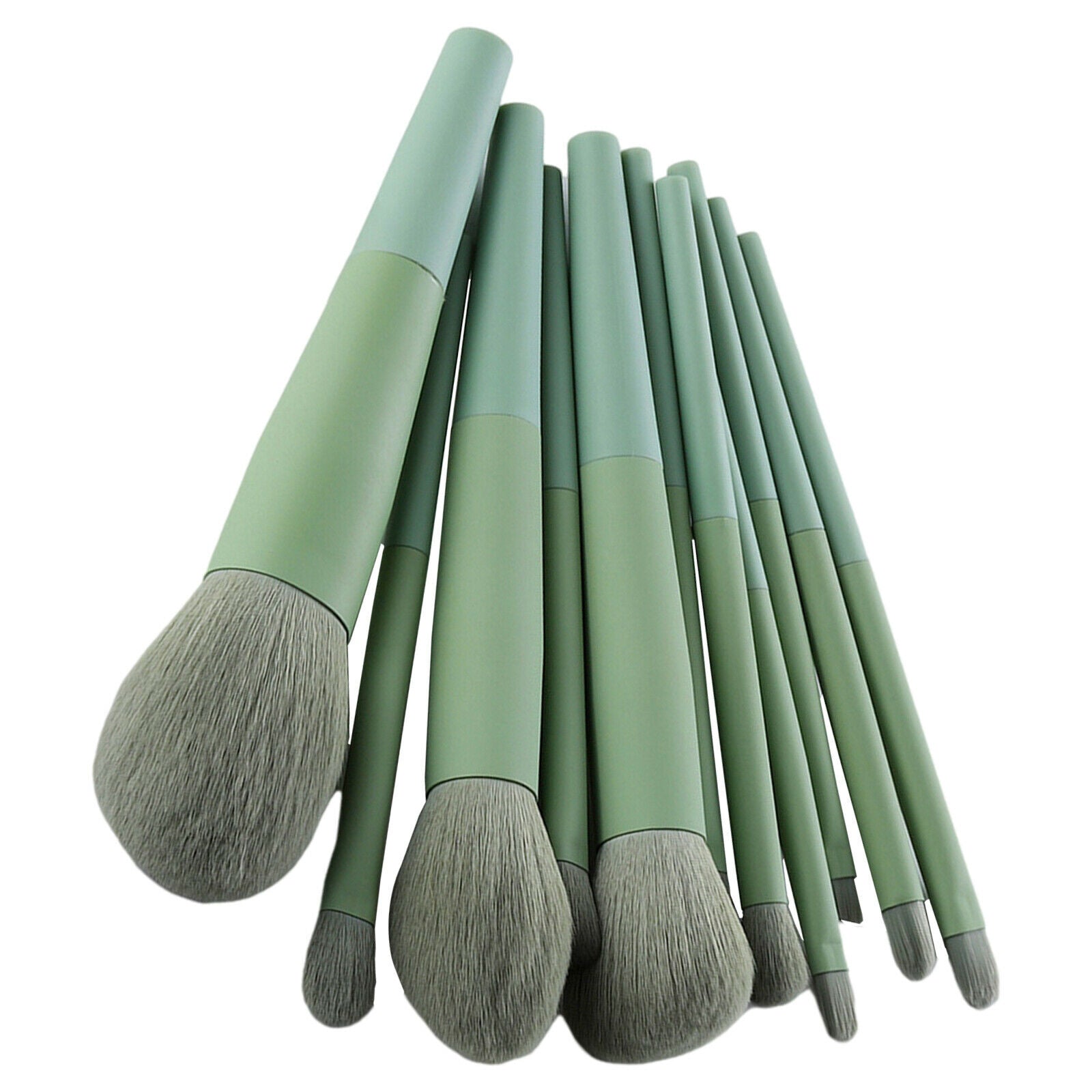 11-pack Foundation Eyeshadow Makeup Brushes Set Soft Bristles Plastic Handle