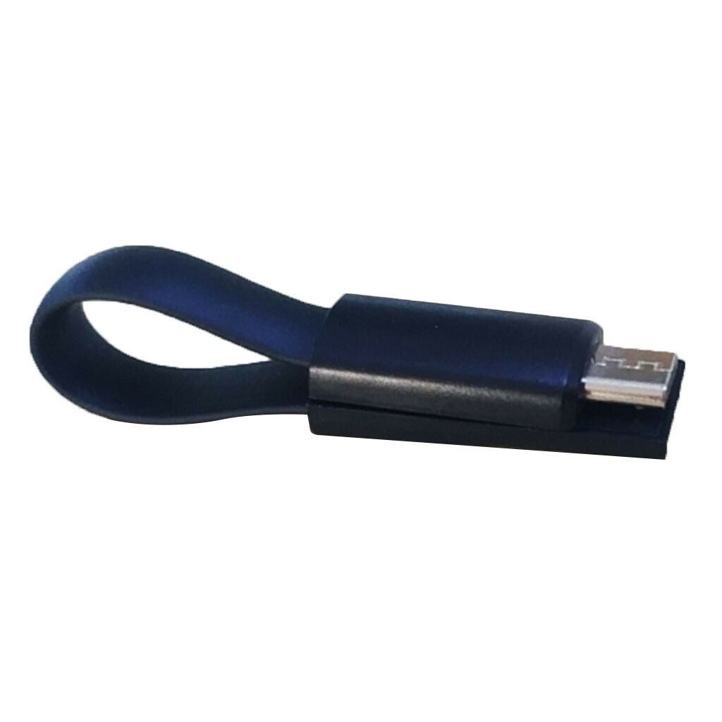 Portable Micro USB Charger Cable Charging Universal for Android Phone Black