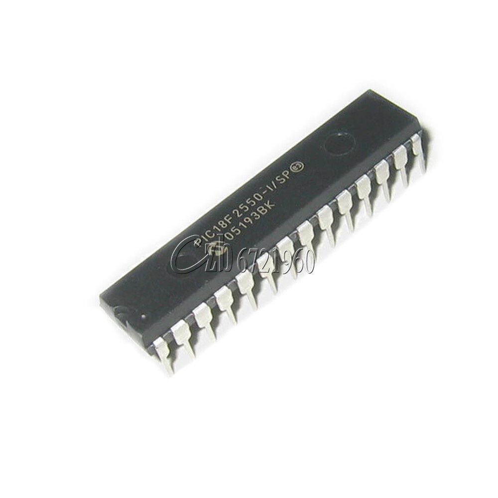 5PCS PIC18F2550-I/SP MICROCHIP PIC18F2550 DIP-28 CHIP IC