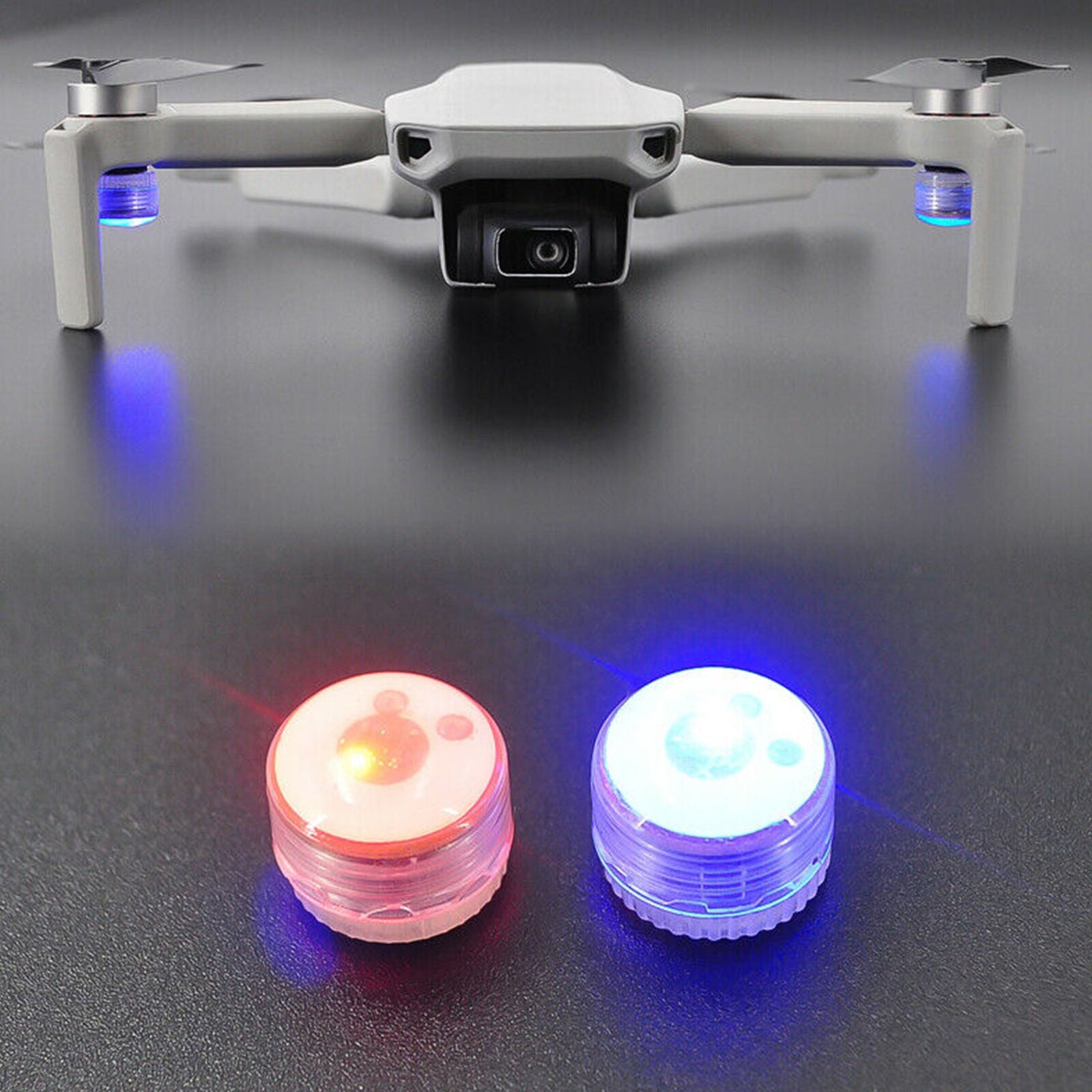 2Pcs Night Search Strobe Warning Flashing LED Signal Lights for DJI Mavic Mini