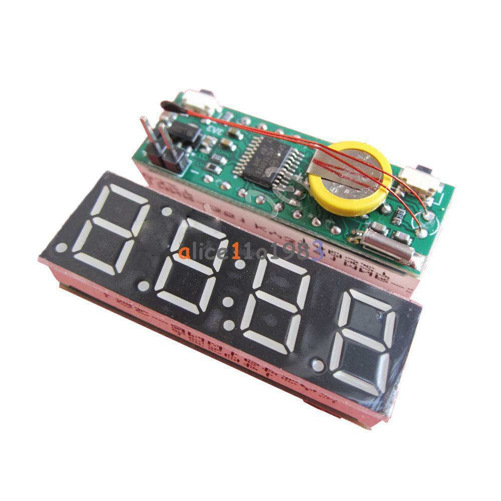 0.36" Led Digital Display Electronic Time Clock DS1302 + Thermometer + Voltage