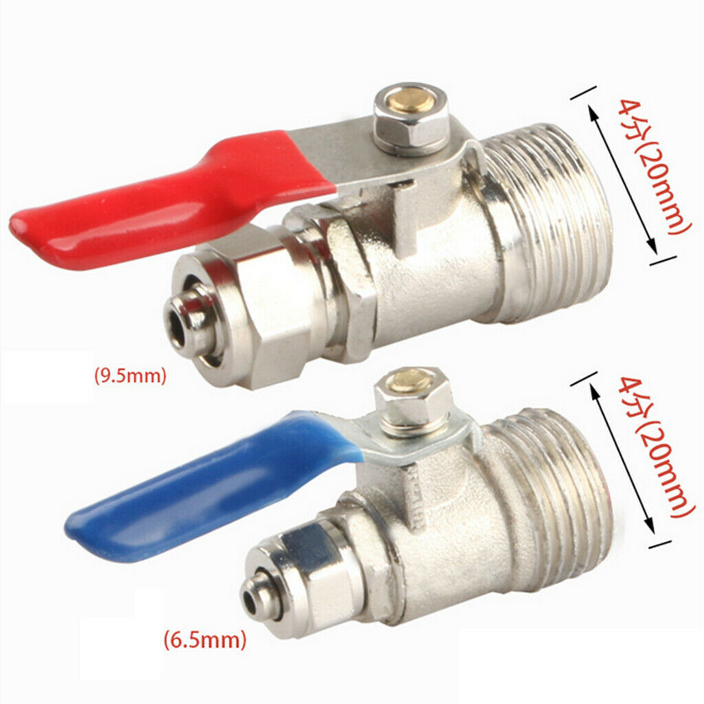 Zinc Alloy Ball Valve For Water Oil Non-corrosive Liquid as described Blue