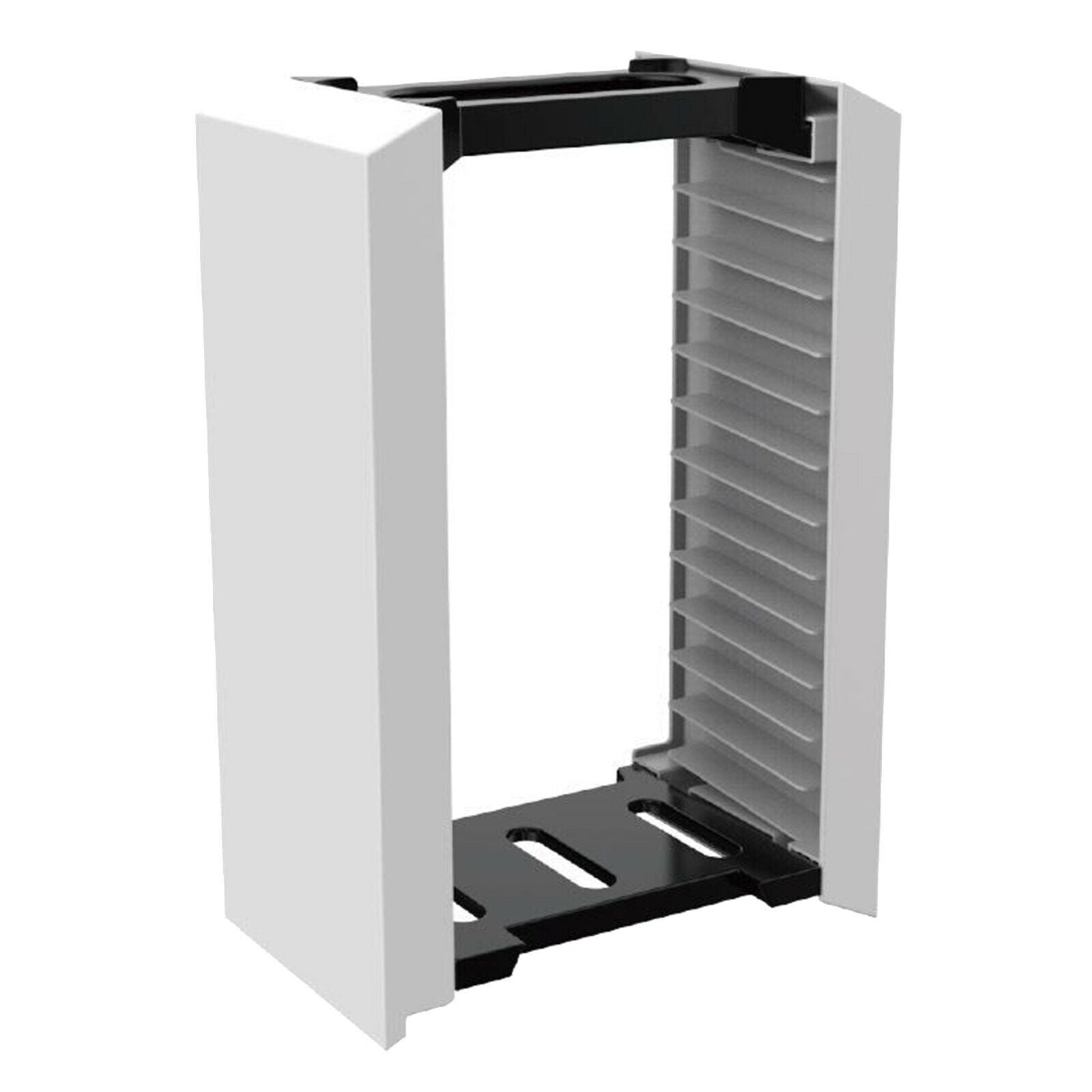 Durable 12 Games Disc Tower Box Organizer Stand Storage Holder for PS5