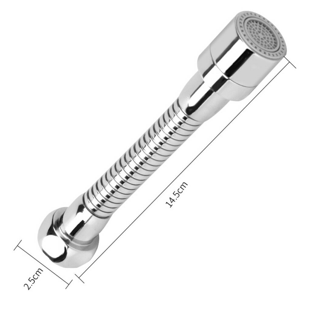 Faucet Sprayer Universal Long Neck Faucet Extension Filter Head Adapter