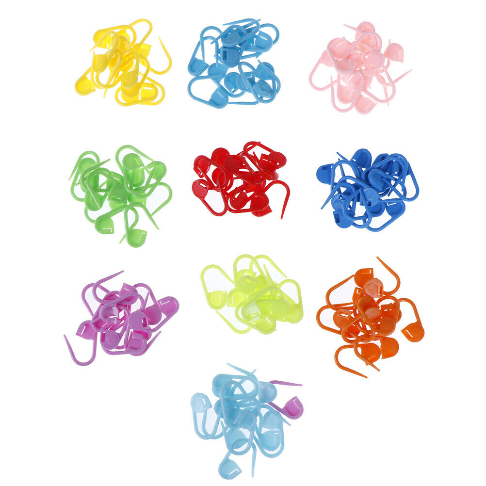 120pcs/set 10Colors Knitting Accessories Crochet Locking Stitch Markers T.l8