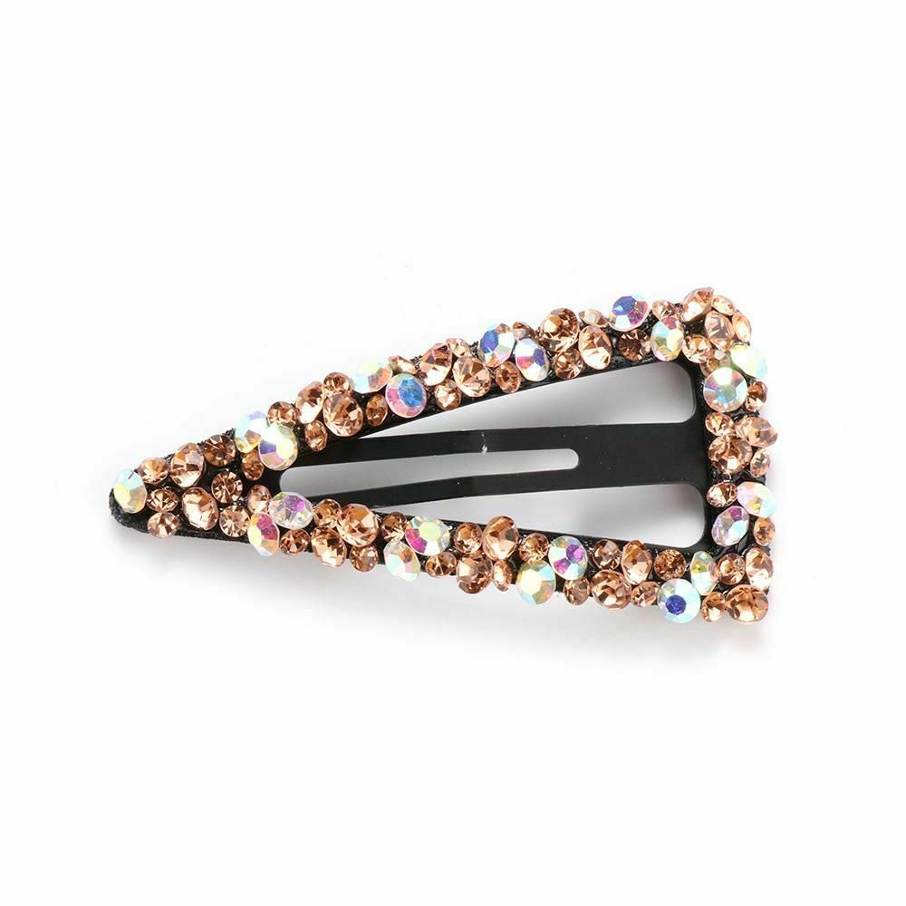 Rhinestone Hair Accessories Crystal Hair Clips Triangle Hairpins Hairgrip