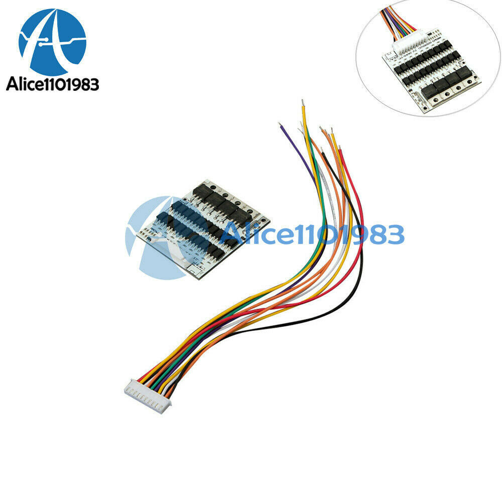 Max 40A Balance Battery Protection Board BMS PCB For 36V 10S 10Packs Li-ion Cell