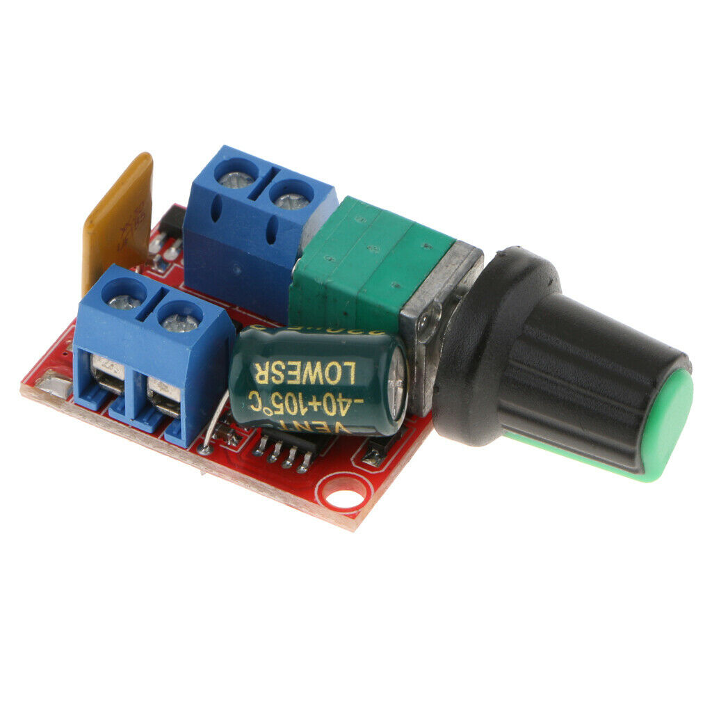 3V-35V, DC Motor Driver PWM Speed Control Switch Adjustable LED Dimmer 5A