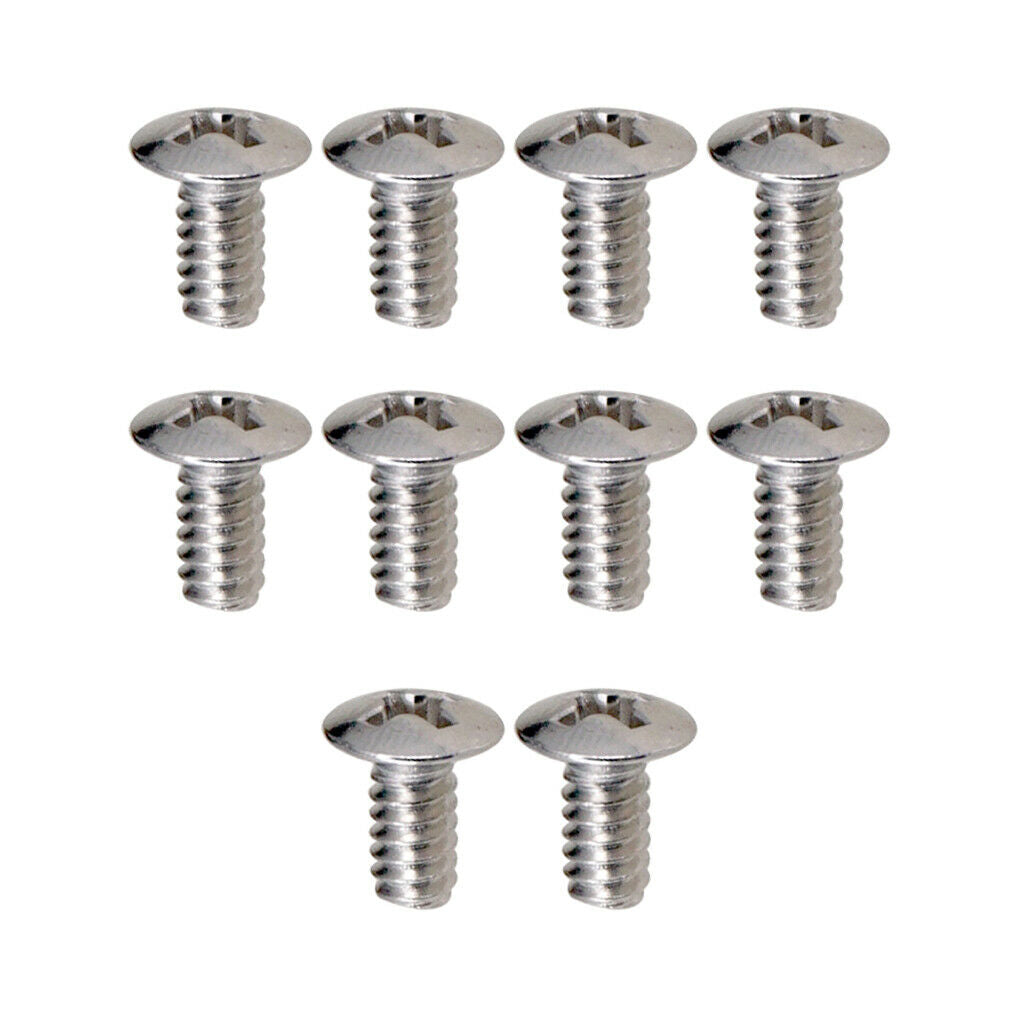 20 X Iron Guitar Switch Mounting Screws Tuners Gear Nuts For Guitar