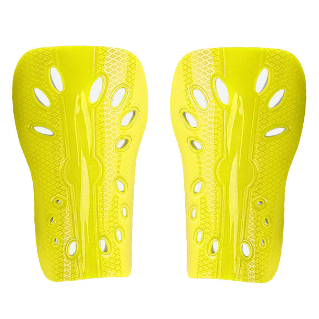 Football Training Shin Leg Guard Soccer Pads Support Protector Equip Yellow
