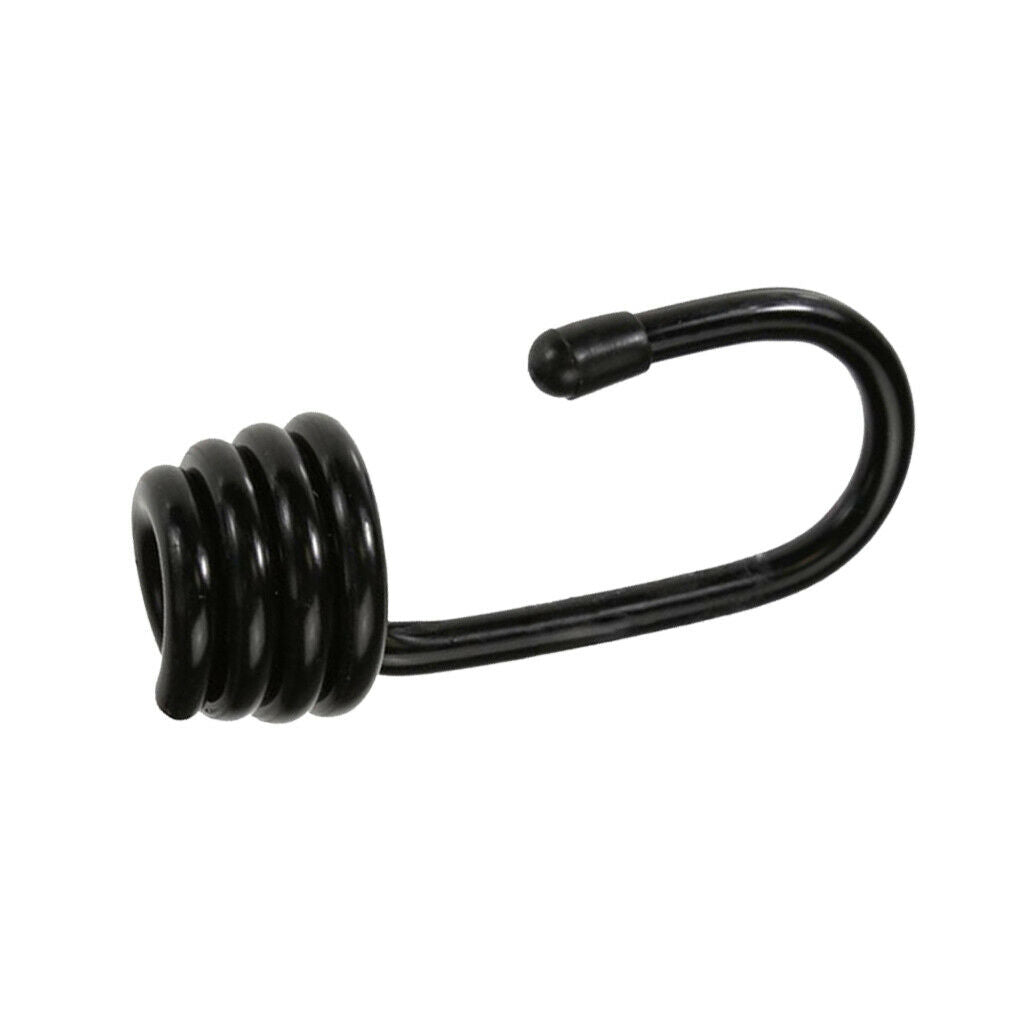 2pcs plastic coated steel wire hooks 8mm bumper cord bungee