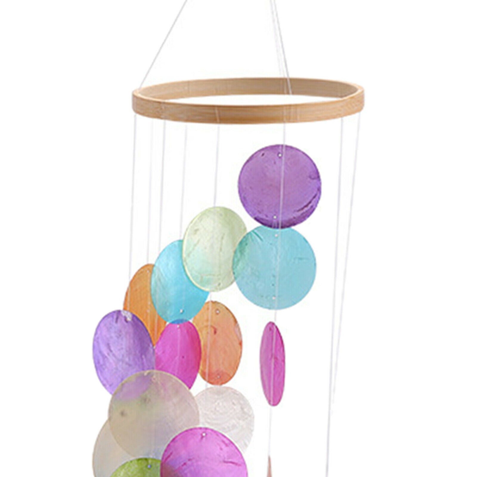Handmade Shell Wind Chime for Outside Garden Patio Yard Home Wall Ornaments