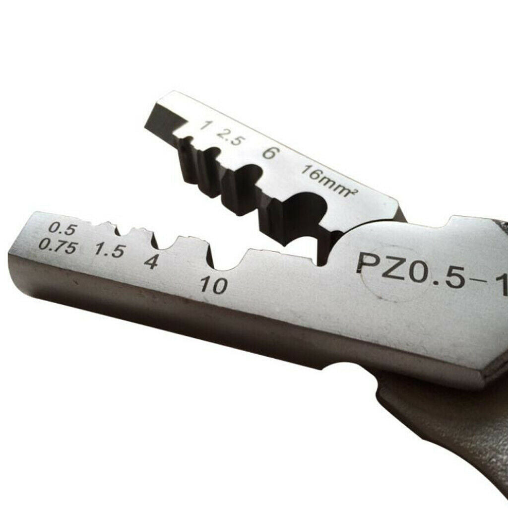 Crimping pliers, cable lug, clamping pliers, crimping pliers for wire end