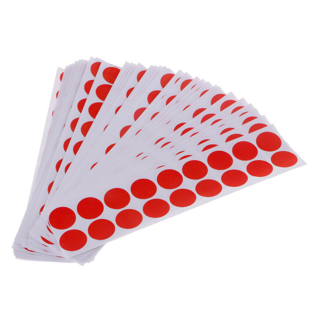 Lot 3600x Hunting Paper Archery Target Self-Adhesive Stickers 2cm Shooting