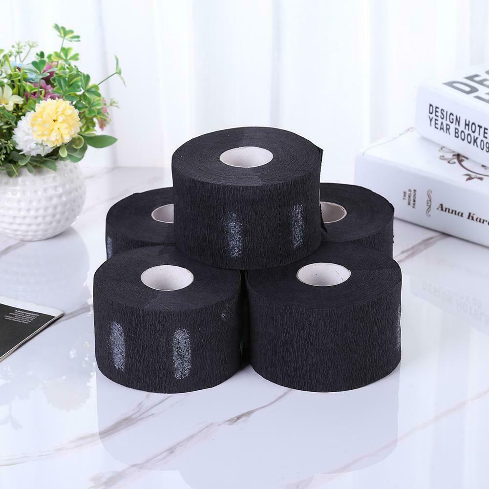 5 Rolls Necks Cover Ruffle Roll Paper Professional Hair Cutting Salon Tool @