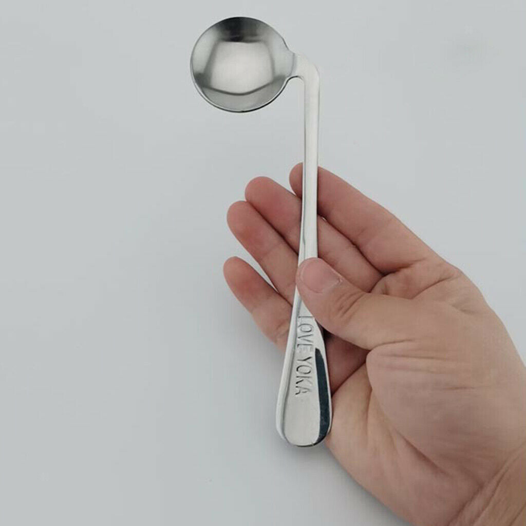 2 Packs Feeding Eating Curved Spoons Patients Baby Silverware Utensils