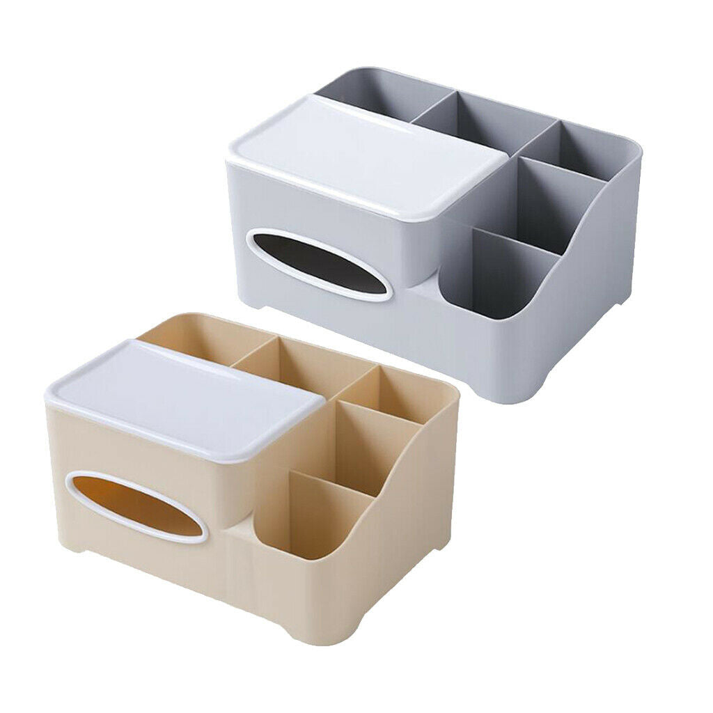 2 Pieces Rectangular Face Towel Box Napkin Cover for Home Office Decorations