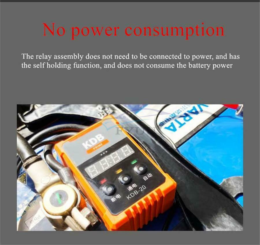 Automatic/ Manual/ Remote Control Car Wireless Battery Switch Disconnect System