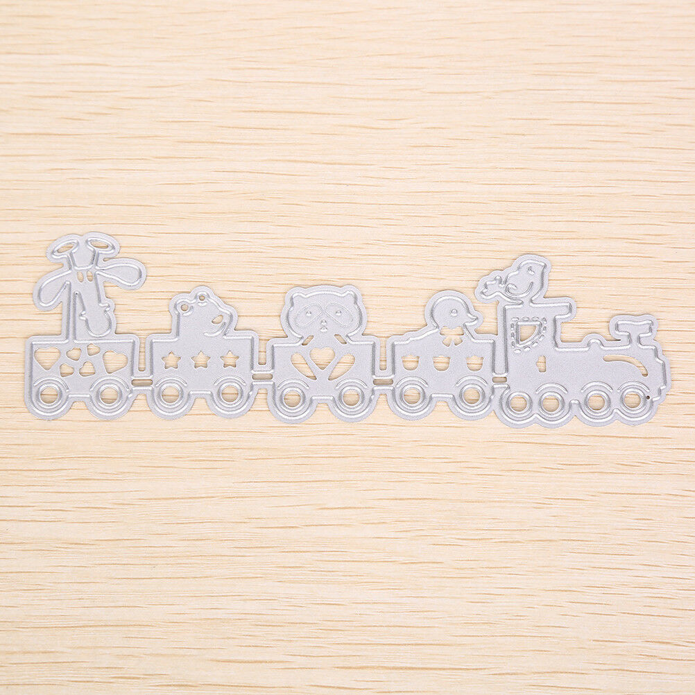 Train Metal DIY Cutting Dies Stencil Scrapbook Album Paper Card Emboss Cra.l8