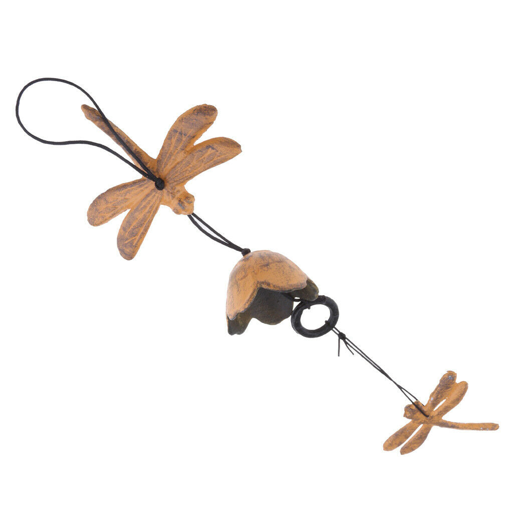 Wind chimes Rustic Decorative Dragonfly Outdoor Wind Bell Hanging Ornamentation