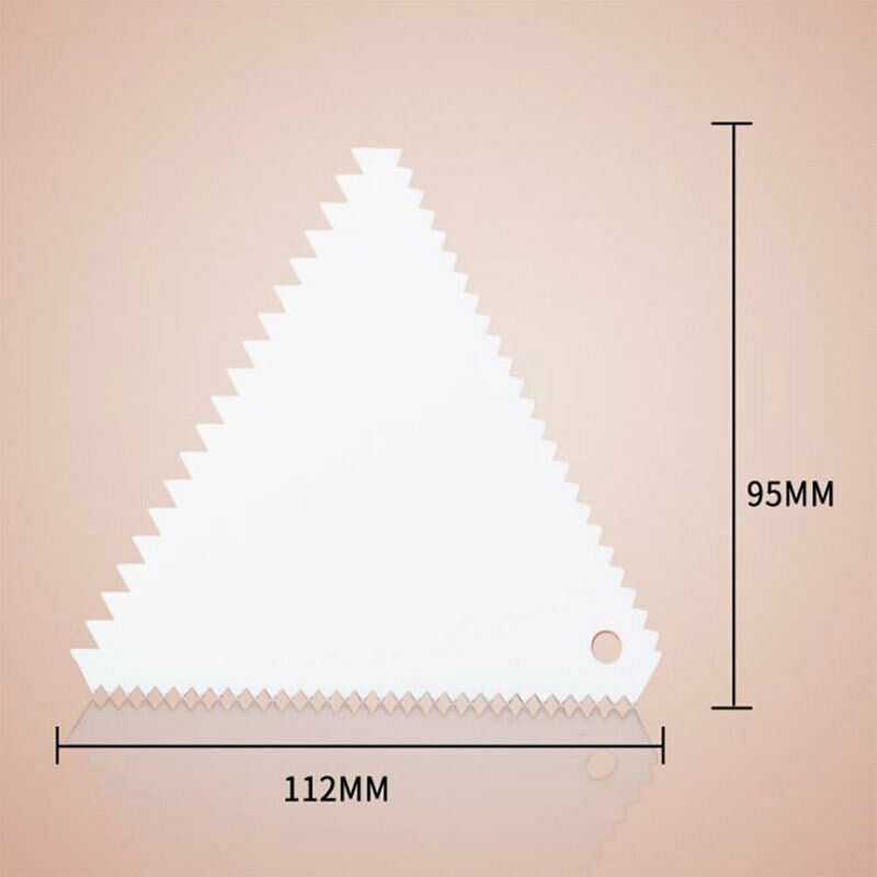 Triangular Plastic Scraper Dough Scraper For Bread Making And Cake Pastry.l8