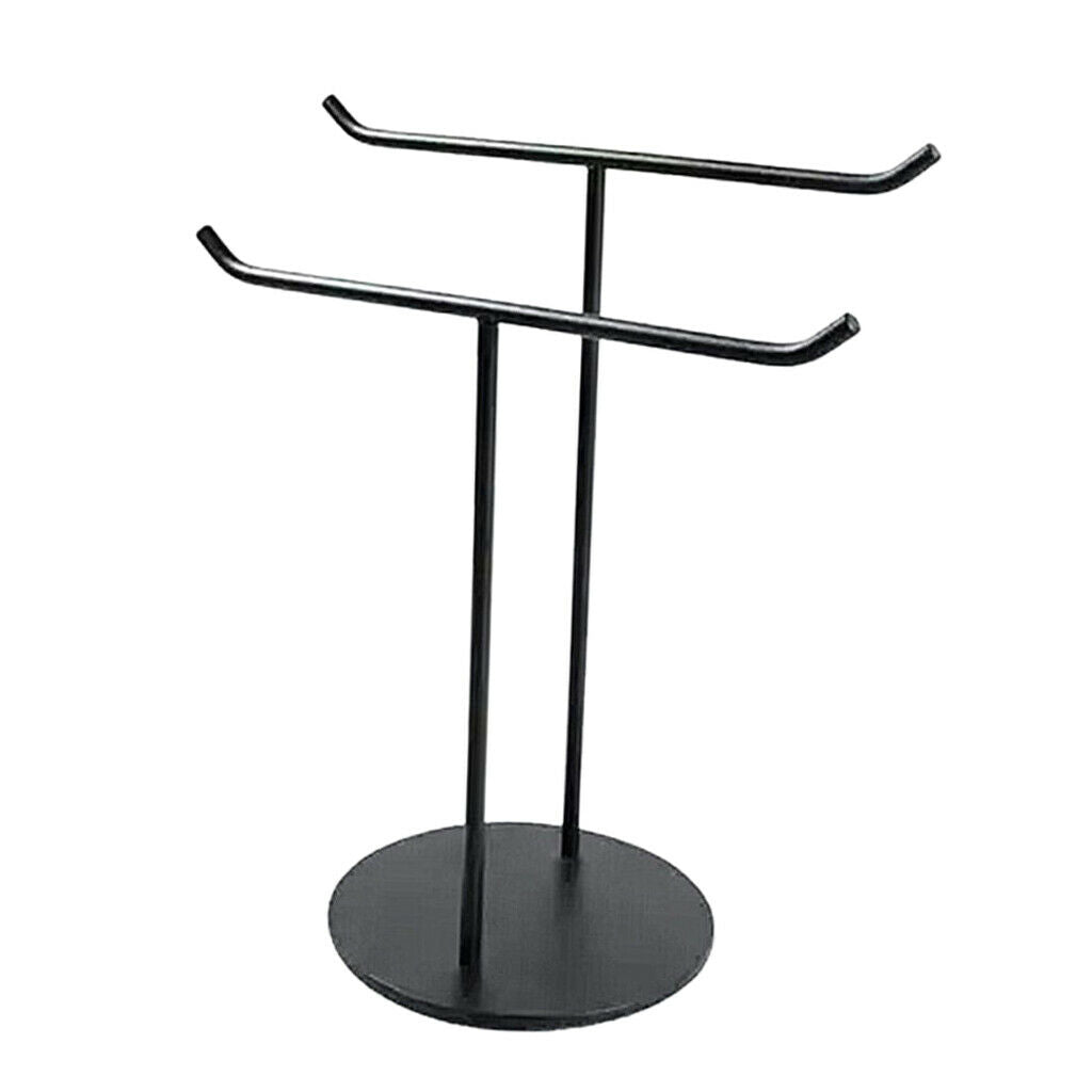 Double Stand Display Stand Scarves Necklace Handbag Metal Shelf