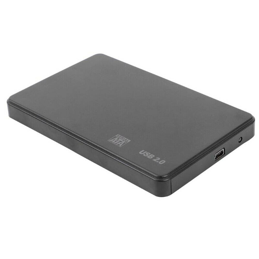 Portable USB 2.0 2.5'' SATA HDD SSD External Hard Disk Case for PC Laptop Exquis