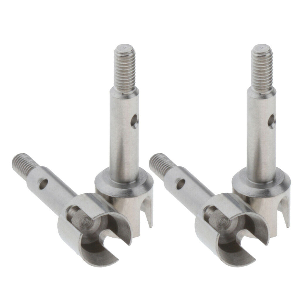2 Pair Metal Rear Wheel Differential Cups for Wltoys 144001 1/14 RC Car Parts