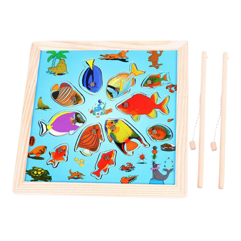 Early Educational Toys Puzzle Baby Kitten Fishing Jigsaw Puzzle Children