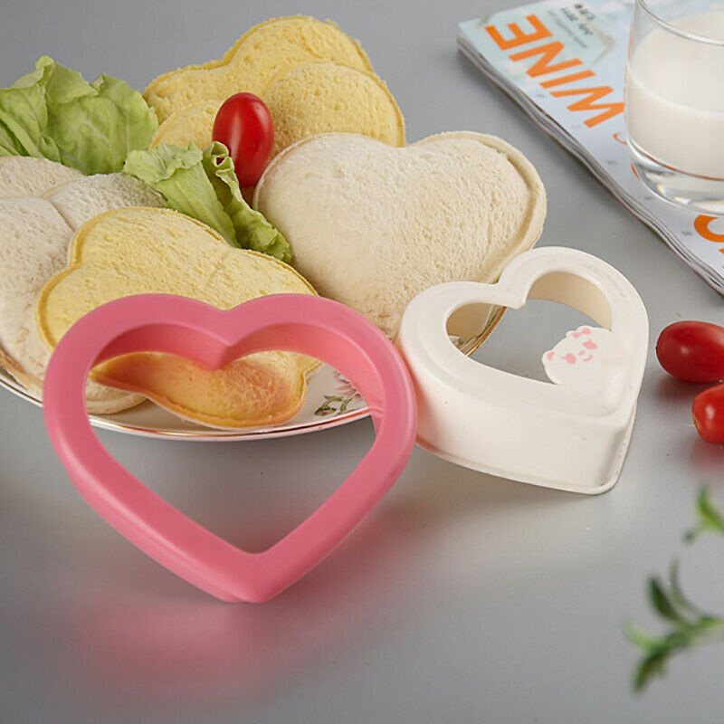 Cute Heart Shape Sandwich Cutter Bread Mold Toast Maker Cake Cookie Cutt.l8