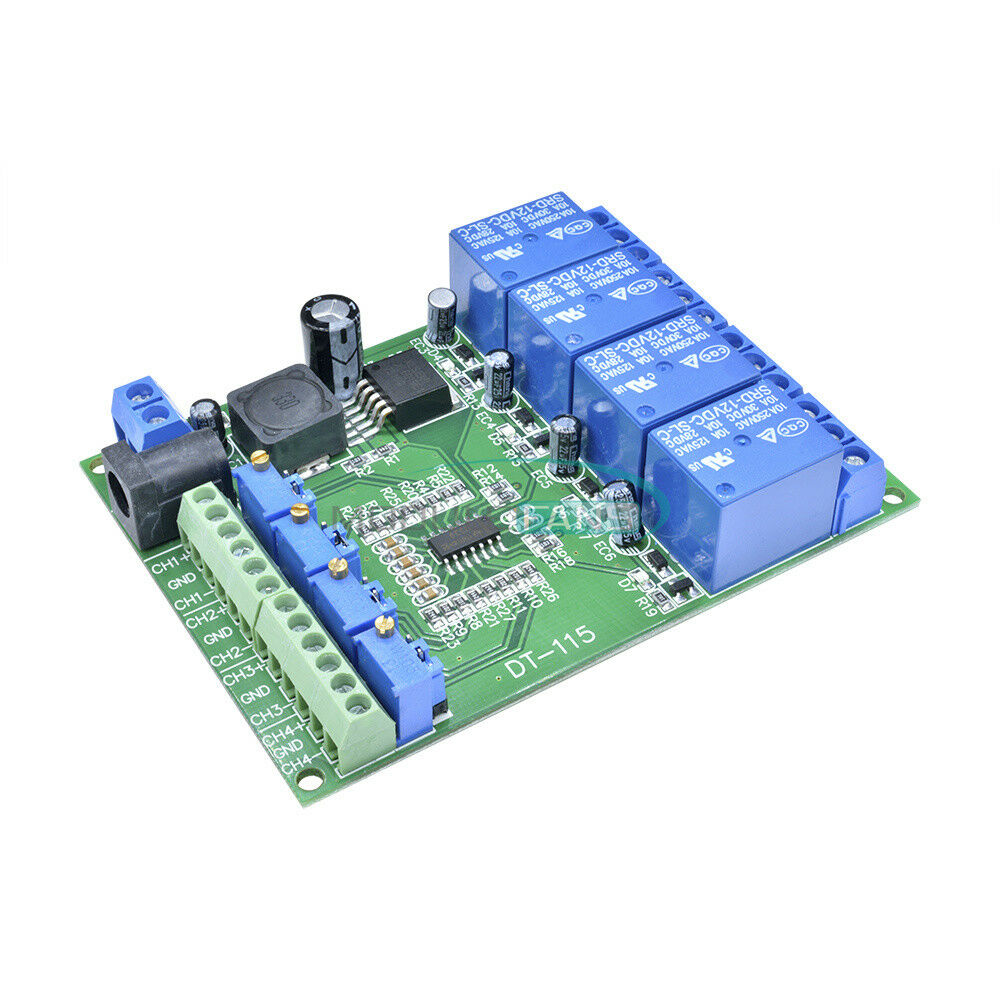 DC 12V 4-Channel Voltage Comparator Stable LM393 Comparator Module