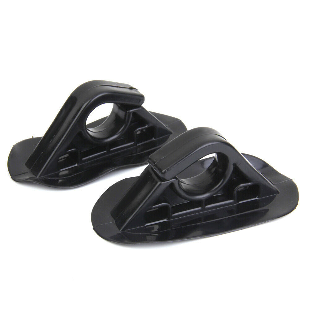 MagiDeal Oar Paddle Holder Hook Buckle for Boat Kayak Rubber Dinghy Black