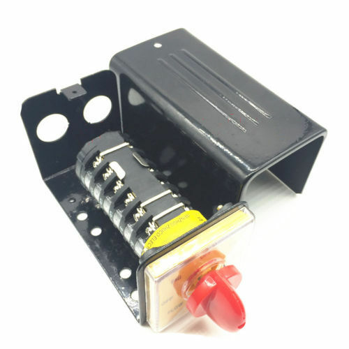 Milling Machine Part Control Motor Rotary Cam Switch + Metal Encloser Case