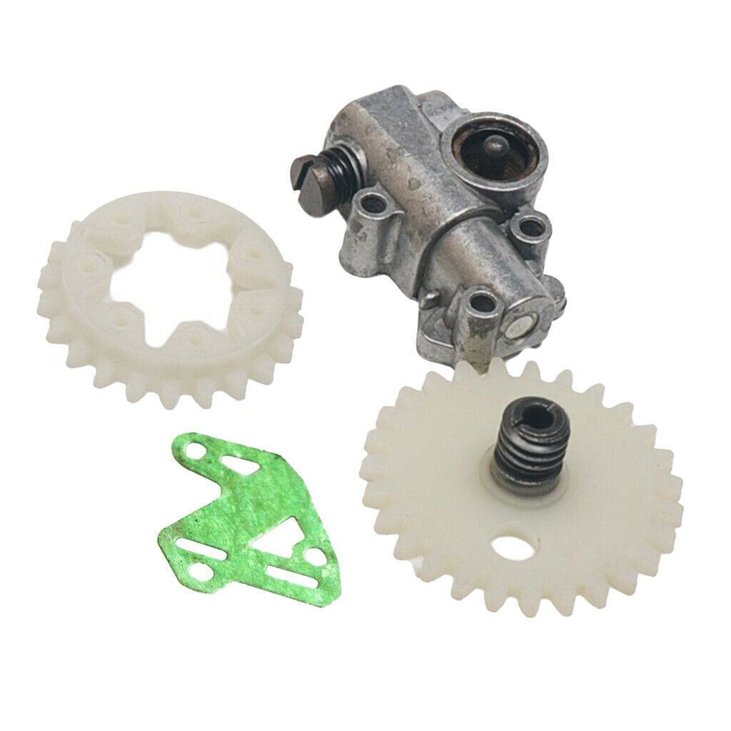 4-in-1 Oil Pump Worm Gear Chainsaw Parts f/STIHL MS028 038 Replace 1119 640 3200