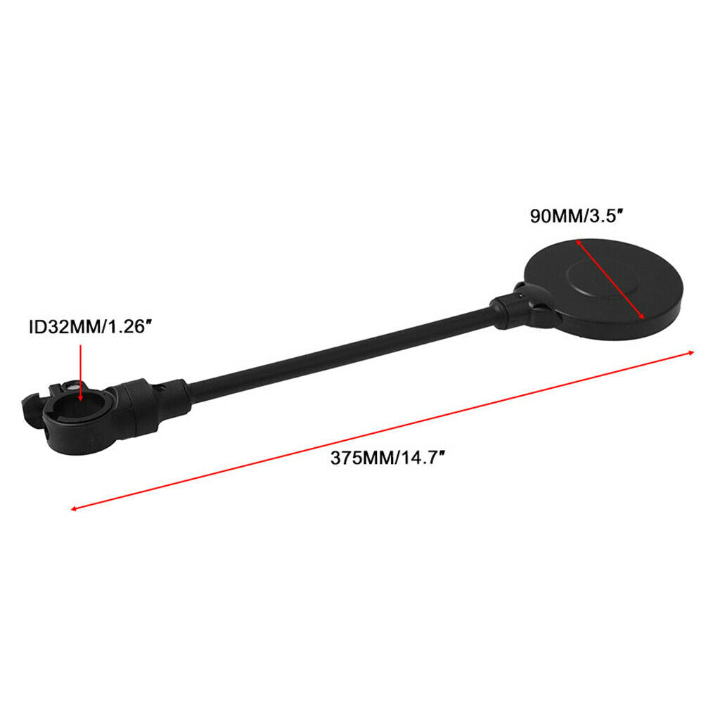 Cycling Bike Bicycle Handlebar Flexible Safe Rearview Rear View Mirror