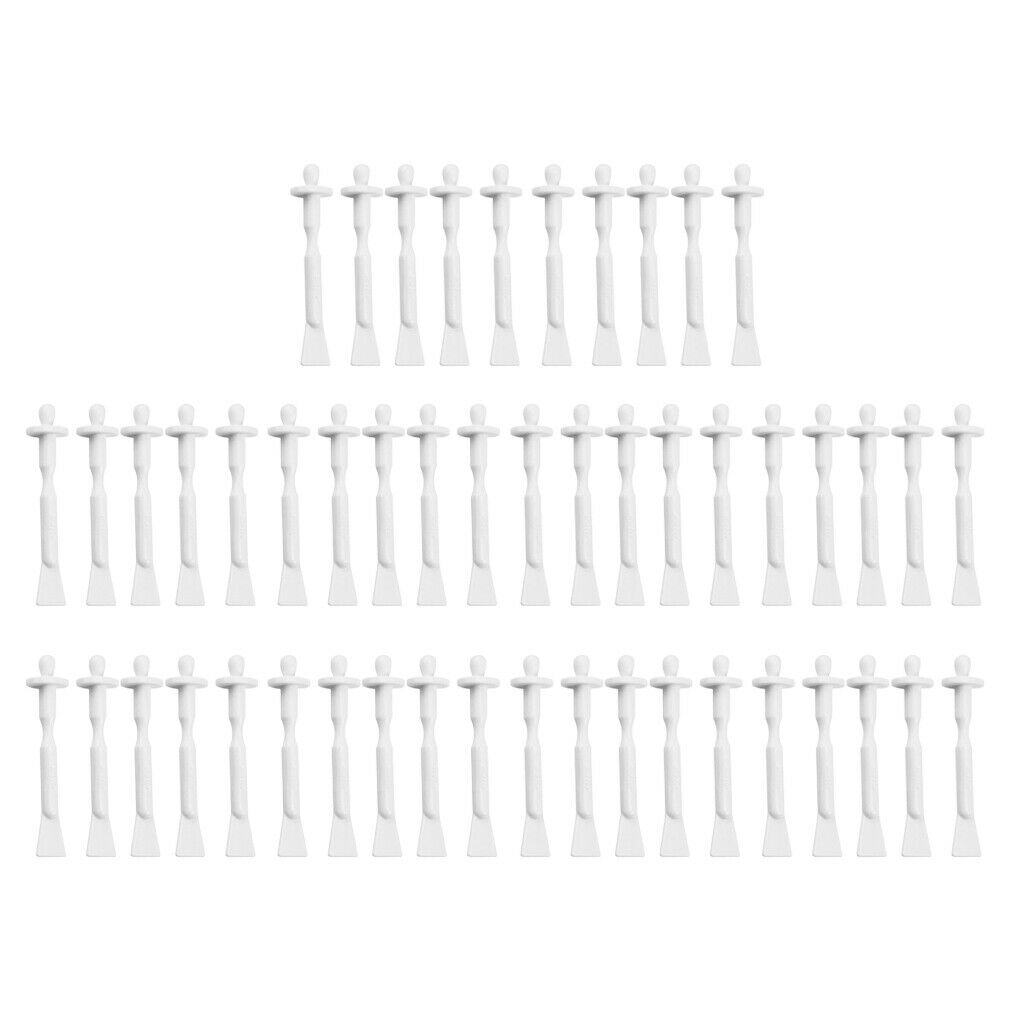 50 Waxing Applicators Wax Spatulas for Nose Cleaning Eyebrow Facial Hair Remove