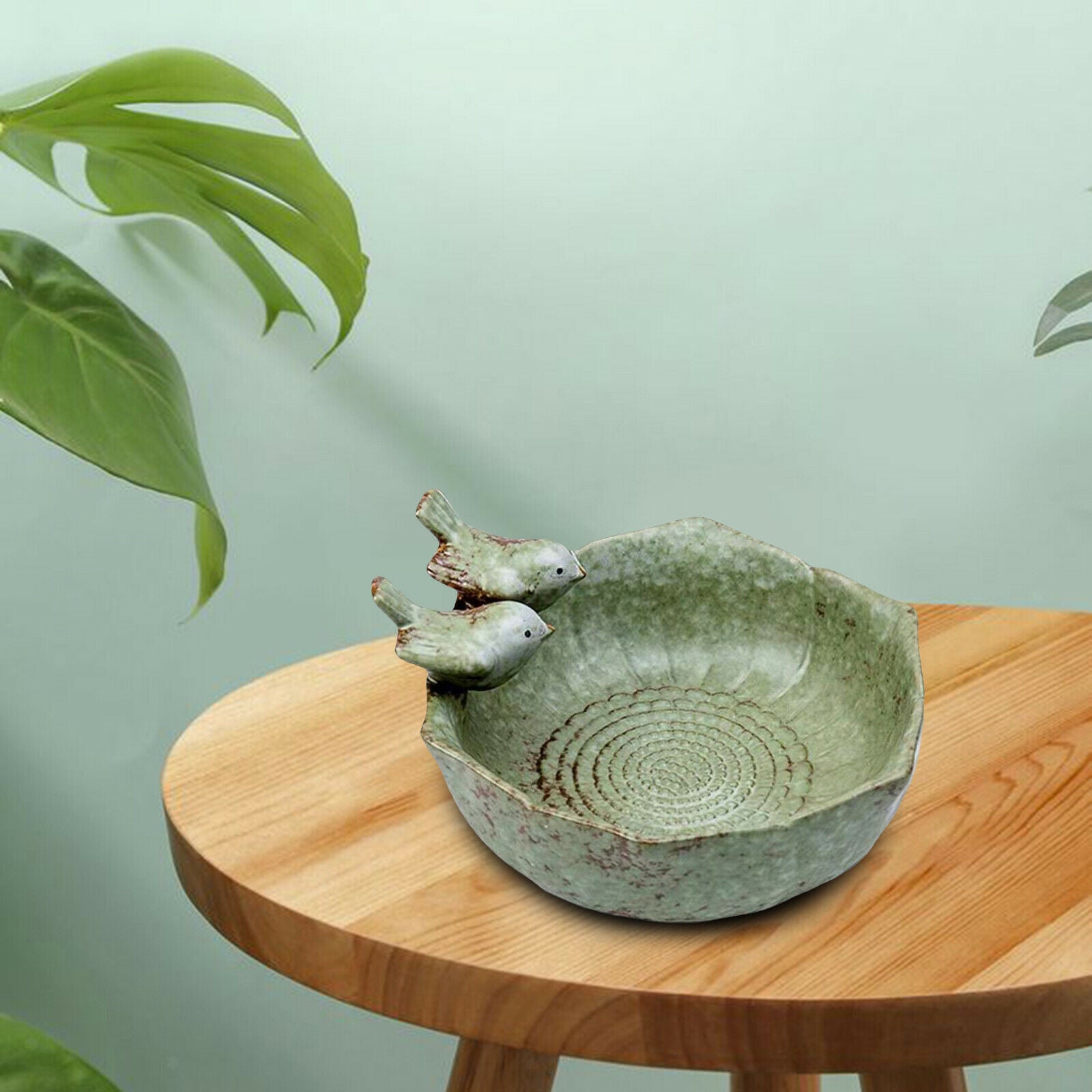 Bird Bath Bird Feeder Statue Flower Pot Home Furnishing Outdoors Decor
