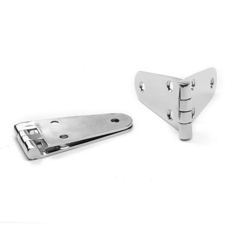 1 Pair Stainless Steel Strap Hinge for Marine Boat Door Furniture 144x38Mm Y5VV1