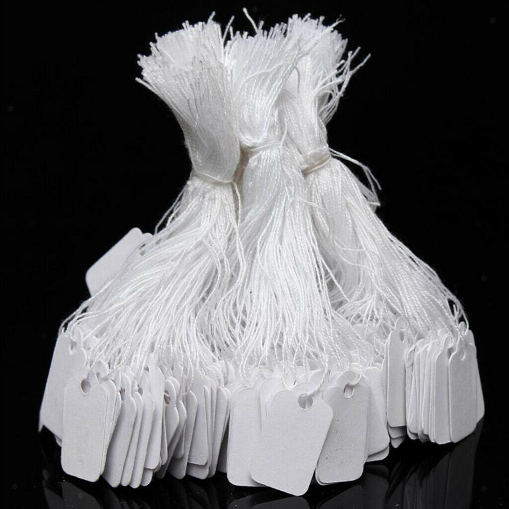 100pcs Labels Price Tags Blank Price Labels Jewelry Display Tags Labeling