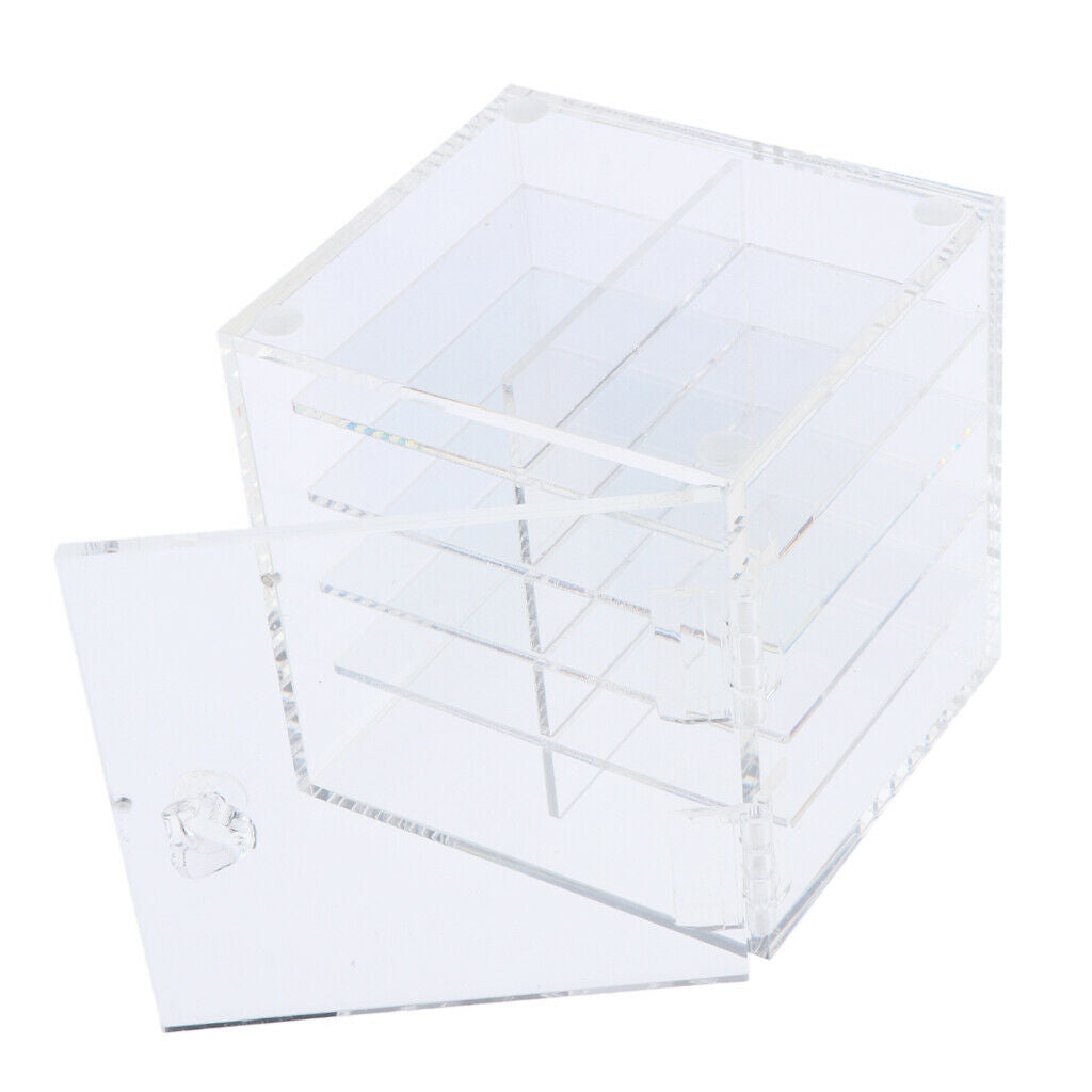 10 layer eyelash extensions organizer box for crystal glass glue